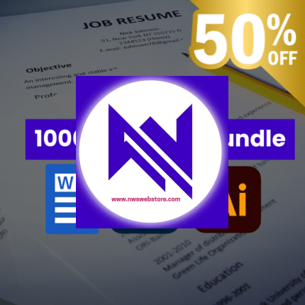1000+ CV/Resume Template Word Bundle